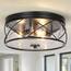 LNC Modern Industrial 1-Light Black Pendant with 10.2 in. W Clear Glass ...