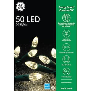 EnergySmart Colorite 50-Light LED Warm White C3