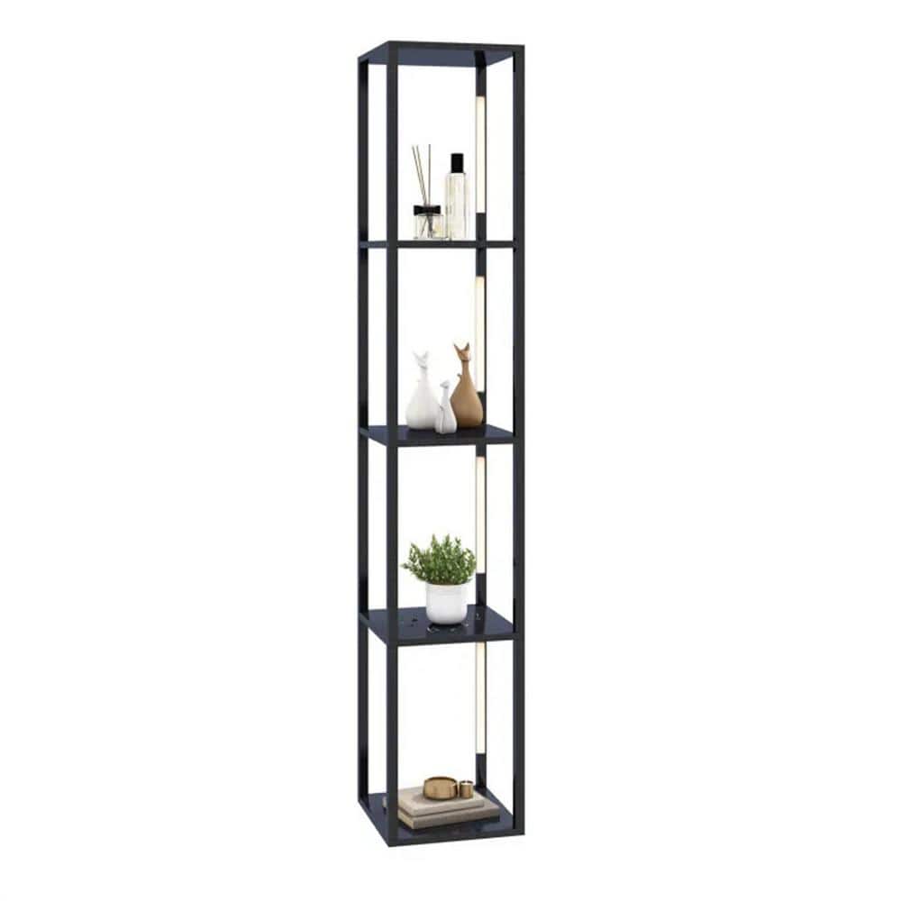 64 in. Metal Lattice Planter with Lights Trellis