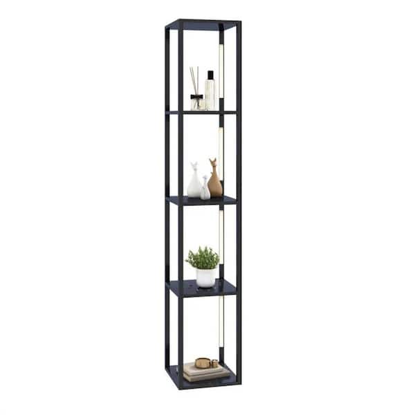 64 in. Metal Lattice Planter with Lights Trellis