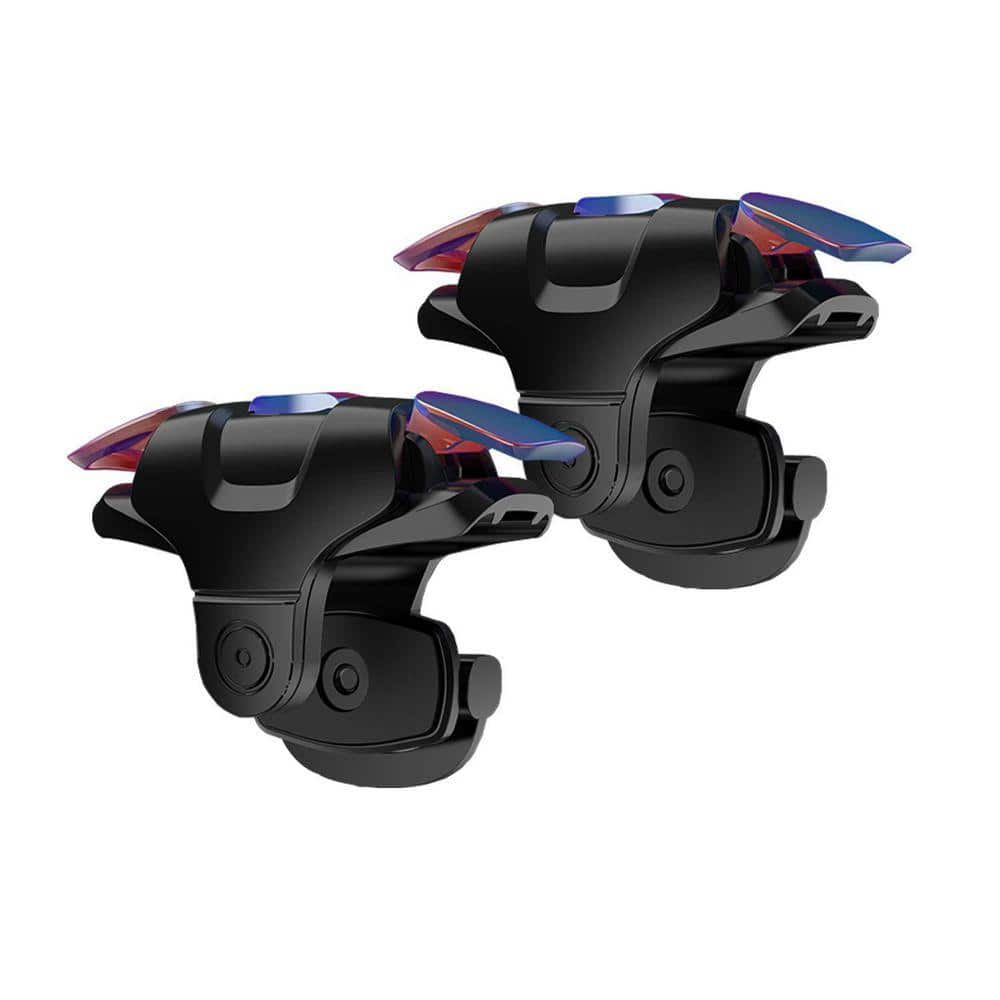 OBJLGEV CK3 Mobile Game Controller Triggers for iPhone Android Aim and Fire Sensitive Joysticks for PUBG Fortnite 1-Pair