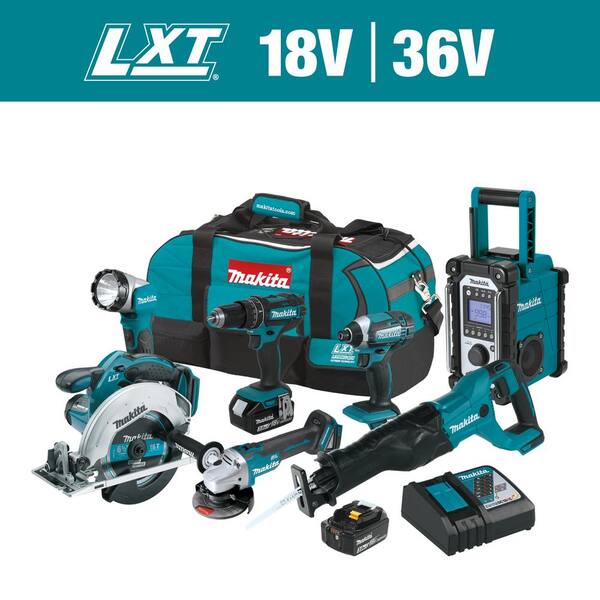 18V 3.0Ah LXT Lithium-Ion Cordless Combo Kit (7-Piece)