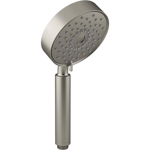 KOHLER Purist 3-Spray Wall Mount Handheld Shower Head 1.75 GPM in Vibrant Brushed Nickel