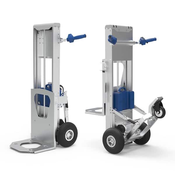375 lb Electric Material Lift Stacker Motorized Hand Trucks Dolly Moving Cart, 32.3 in. Max Lift Height of Loading Plate