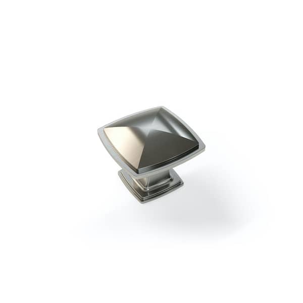 NewAge Products Home Kitchen 1.22 in. Brushed Black Nickel Traditional Rounded Cabinet Knob