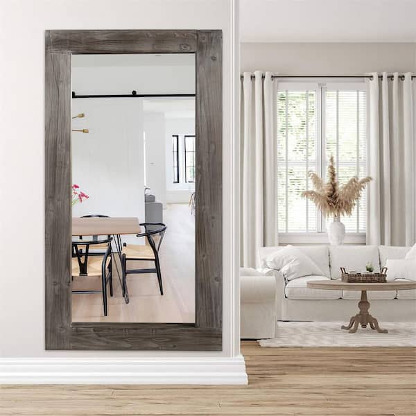 Lirago 31 in. W x 71 in. H Farmhouse Large Distressed