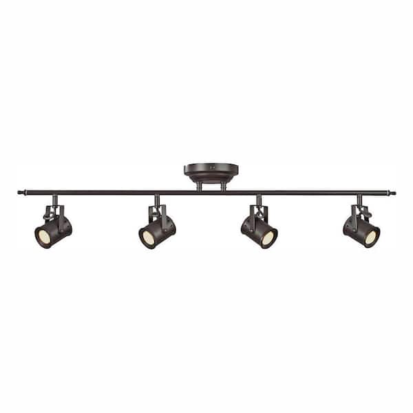 Aspects Studio 4-Light Oiled Rubbed Bronze Dimmable Fixed Track Lighting Kit
