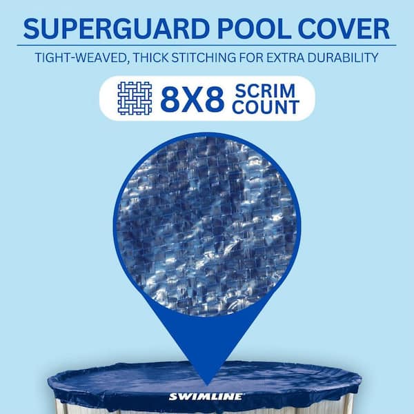 Hydrotools Supreme Guard Winter Cover, 12 ft. x 18 ft. Above Ground Oval Pools