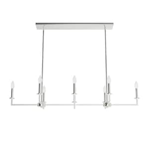 Bearden 8-Light Brushed Nickel Candlestick Chandelier