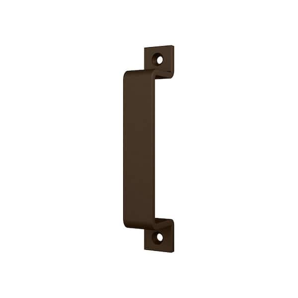 6-7/16 in. Oil Rubbed Bronze Powder Coated Pull for Sliding Rolling Barn Wood Doors (2-Pack)