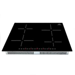 Parco 4 Element Glass Top Black 24-in. Induction Cooktop