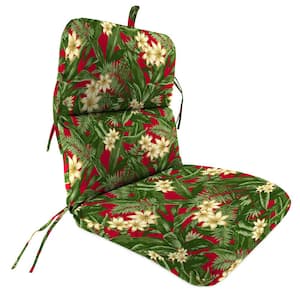 22 in. L x 45 in. W x 5 in. T Outdoor Chair Cushion in Acadia Bordeaux