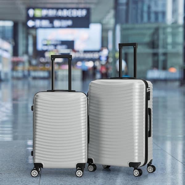 HIKOLAYAE 3 Piece Luggage Set Suitcase Spinner Hardshell