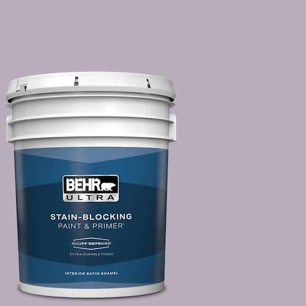 BEHR ULTRA 5 gal. Home Decorators Collection #HDC-SP14-12 Exclusive Violet Extra Durable Satin Enamel Interior Paint & Primer