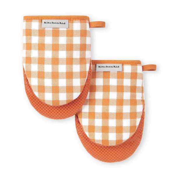 KitchenAid Beacon Two-Tone Mini Oven Mitt 2-pk.