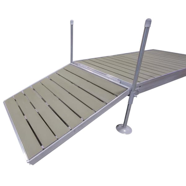 TD Aluminum Gangway 4 ft. - Composite Gray Decking