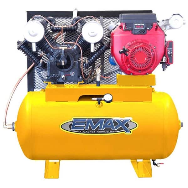 EMAX 30-Gal. 18 HP Gas 2-Stage Truck Mount Air Compressor with Honda Engine-DISCONTINUED