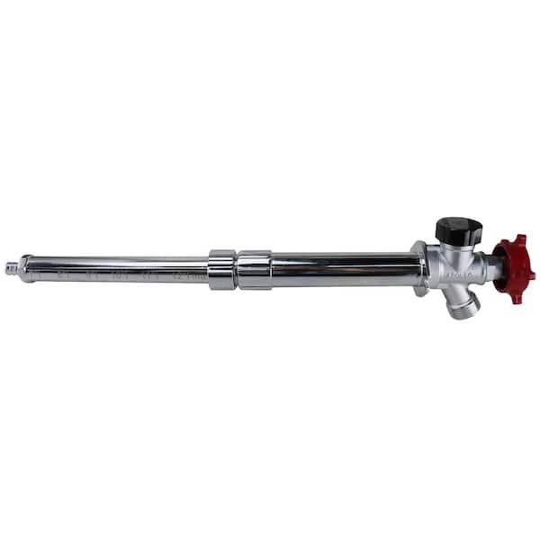 Apollo 1/2 in. Brass PEX-B Barb x 3/4 in. MHT Chrome Plated Brass Telescoping Anti-Siphon Frost Free Sillcock