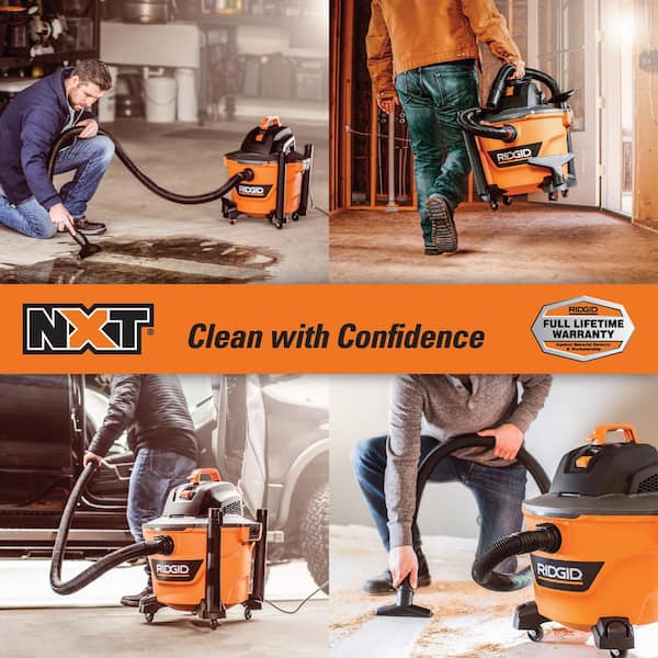 9 Gal. 4.25 Peak HP NXT Shop Vacuum Wet Dry Vac with General Debris Filter, Locking Hose and Attachments HD09001