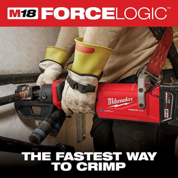 M18 18V Lithium-Ion Cordless FORCE LOGIC 12T Latched Linear Crimper (Tool Only)​