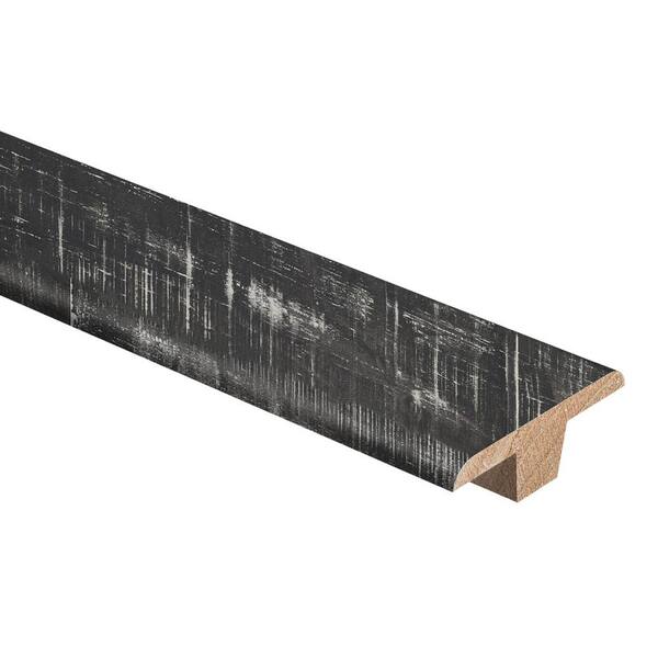 Zamma Stand Woven Bamboo Charcoal 3/8 in. Thick x 1-3/4 in. Wide x 94 in. Length Hardwood T-Molding