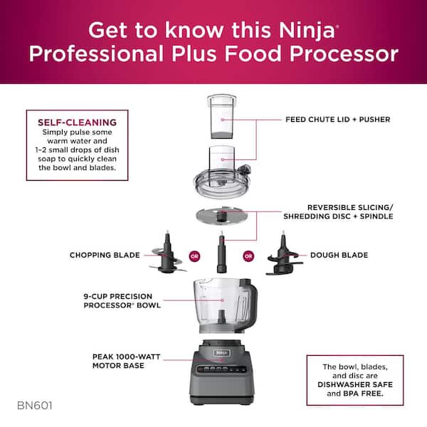 Ninja Professional 850w 9-cup Food Processor - Bn601 : Target