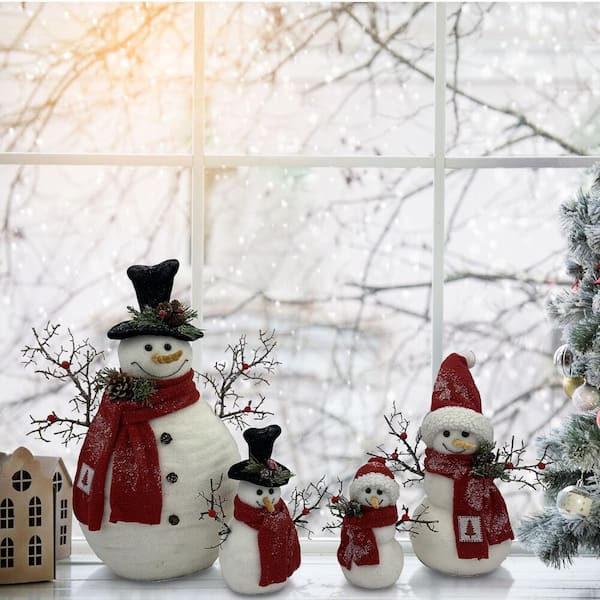 21" Adorable LED Holiday Welcome Guests Greeter Snowman 