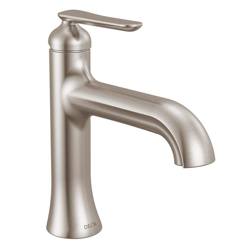 Delta Bonacci Single Handle Single Hole Bathroom Sink Faucet in