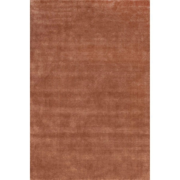 Arrel Speckled Wool-Blend Brick 10 ft. x 14 ft. Area Rug