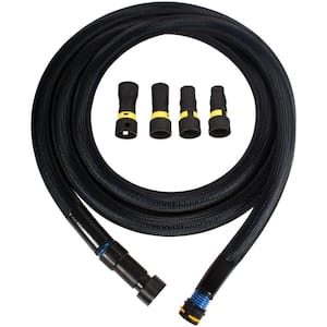 16 ft. Antistatic Vacuum Hose and Protective Wrap for Shop Vacs with Expanded Multi-Brand Power Tool Adapter Set
