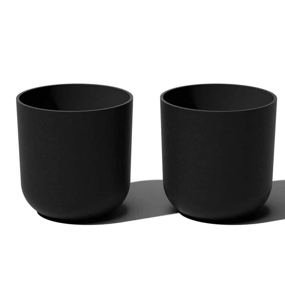 Large Black Plastic Indoor/Outdoor Planter (15 in. W x 15.25 in. H Large Black Plastic Indoor/Outdoor Planter (15 in. W x 15.25 in. H