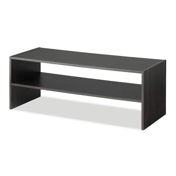 Unbranded 11.61 in. H 8-Pair Stackable Espresso Shoe Rack