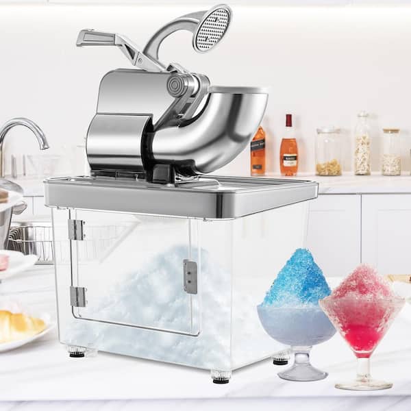 Automatic Ice Crusher Household Shaved Ice Machine Electric Ice Crushed  Snow Cone Granizing Machine Drink Smoothie