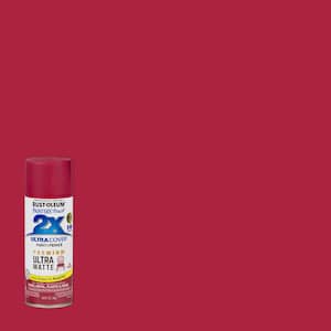 12 oz. Matte Red Current Ultra Cover General Purpose Spray Paint (Case of 6)