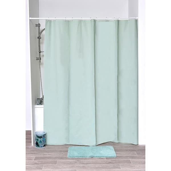 Almond Green Bath Shower Curtain, Light Green Shower Curtain Liner
