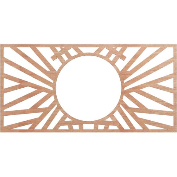 0.25 in. x 8.125 in. x 11 in. Wood Medallion Moulding