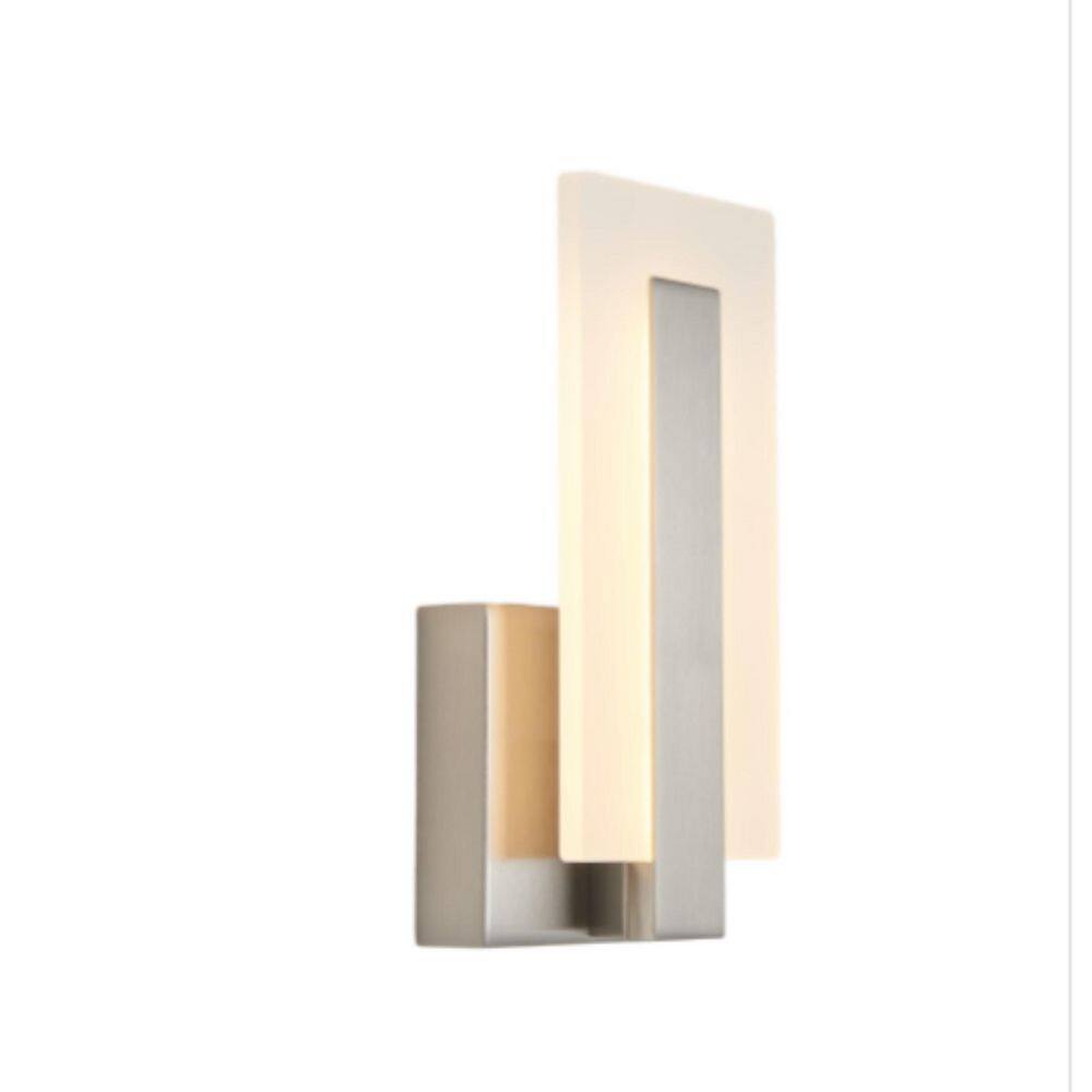 1-Light Nickel Dimmable LED Wall Sconce, Modern Wall Lighting for Bedroom, Bathroom, Living Room (2-pack) price history on PriceWatchPro