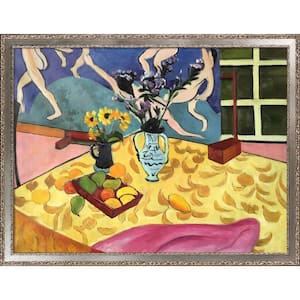 Still Life with Dance by Henri Matisse Versailles Silver Salon Framed People Oil Painting Art Print 34 in. x 44 in.