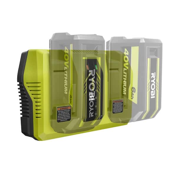 RYOBI 40V Lithium-Ion Charger with USB Port OP403A - The Home Depot