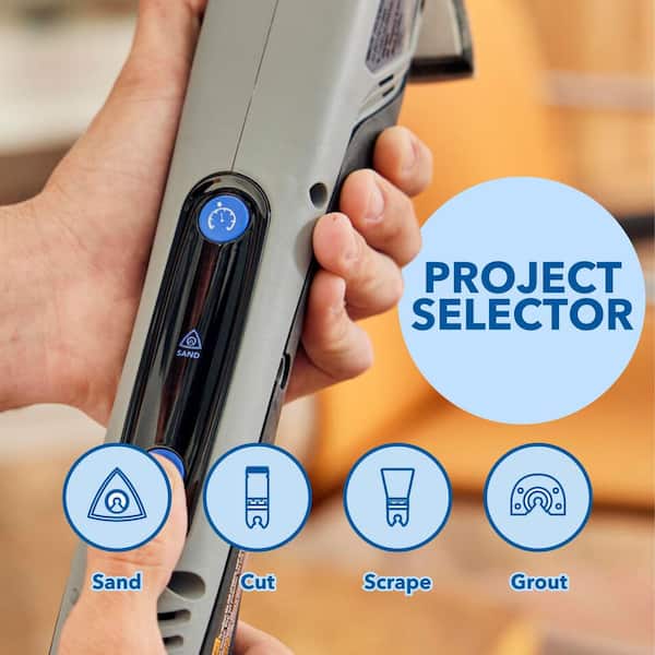 Blueprint 12-Volt Brushless Cordless Oscillating Multi-Tool with Battery and Charger Included w/ Blade and Accessory Kit