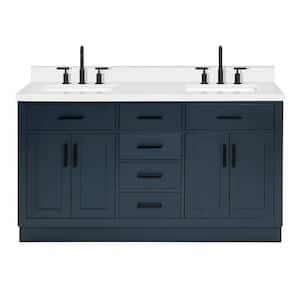 ARIEL Hepburn 43 In. W X 22 In. D X 36 In. H Bath Vanity In Blue With ...