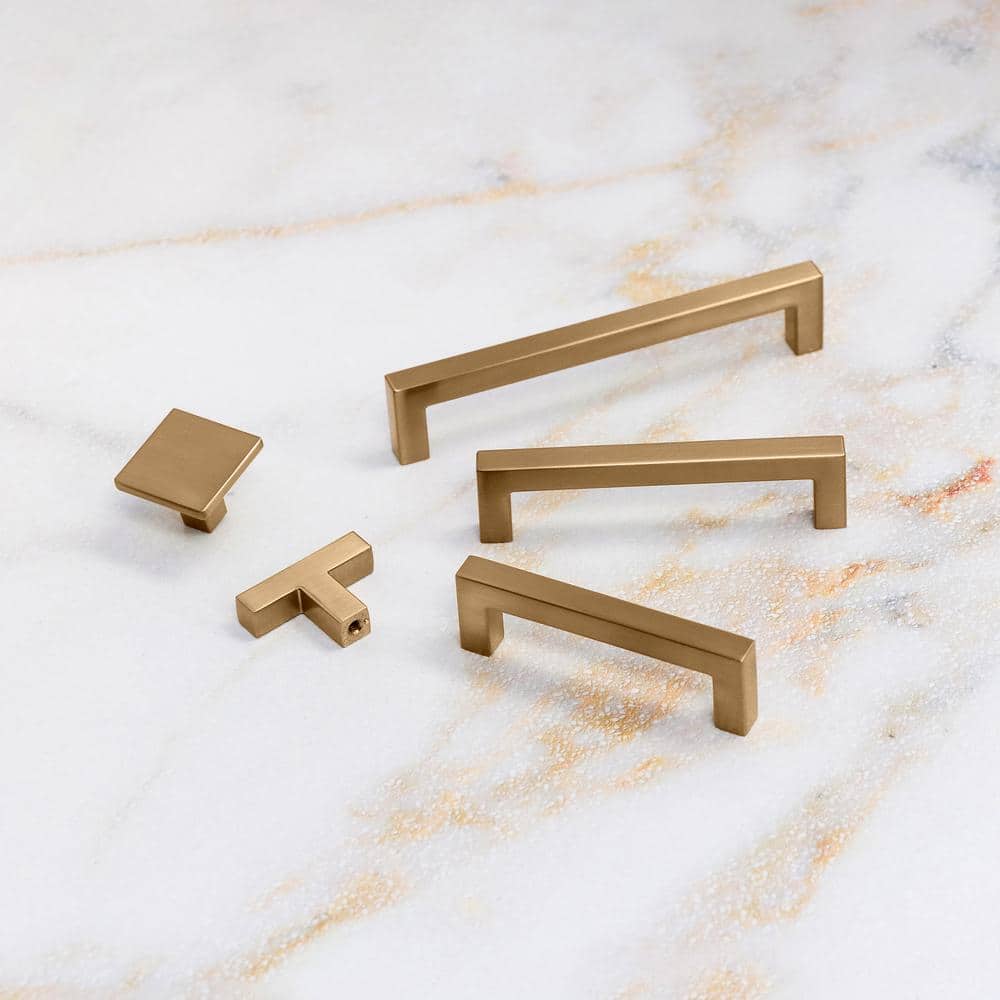 Skylight Champagne Bronze T-Handle Cabinet Knob with Mounting Hardware