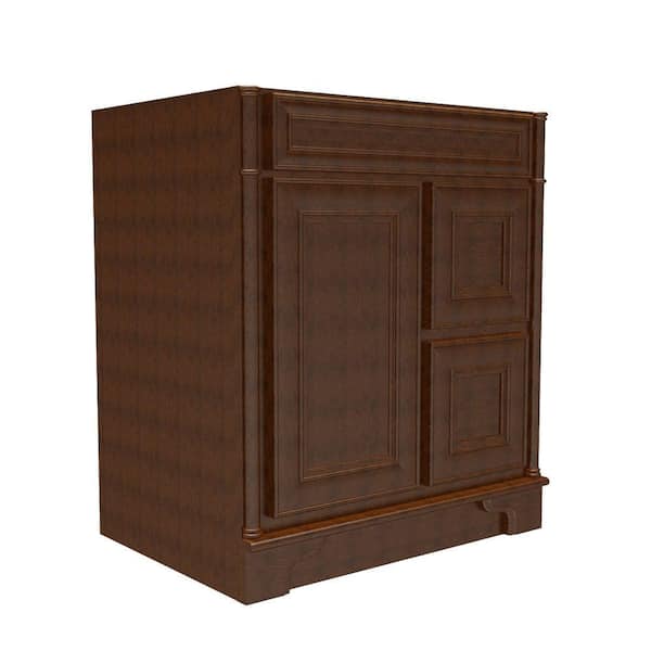 Home Decorators Collection Pacific Ranch 30 in. Vanity Cabinet Only in Umber