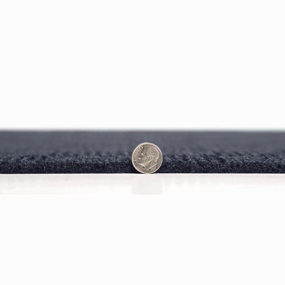 24'' Blue Polyester Peel and Stick Carpet Tiles