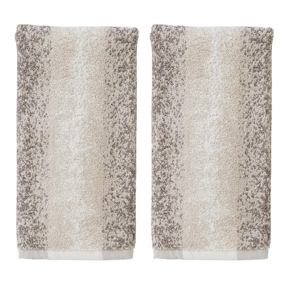 silver glitter towels