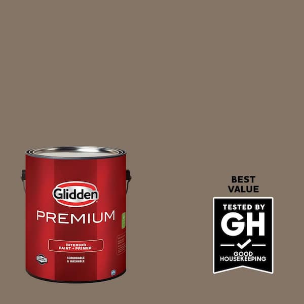 Glidden Premium 1 gal. PPG1020-6 Wicker Basket Eggshell Interior Latex Paint