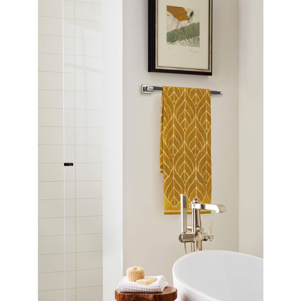 Esquire 18'' Brushed Nickel and Oil-Rubbed Bronze Wall Mounted Towel Bar