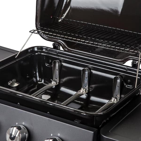Dyna-Glo 3-Burner Open Cart Propane Gas Grill in Black DGC310CNP-D - The  Home Depot