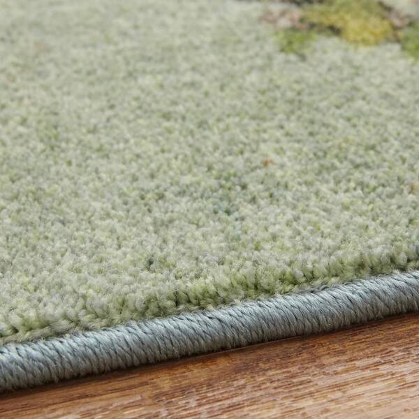 Mohawk Wellington Sage Green 2' x 5' Rectangle Rug Y3226 436