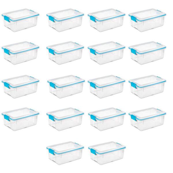 Sterilite 18 Gal. Latch and Carry Storage Bin Box Containers(12-Pack) 12 x  14467406 - The Home Depot